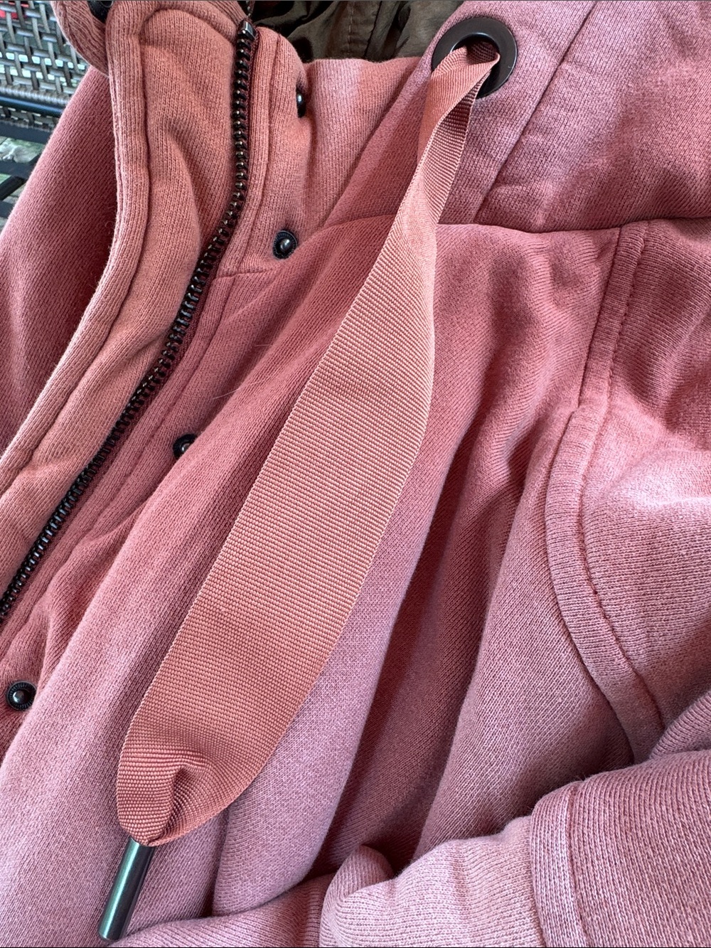 Free People All Star Stadium Jacket (Cherry Cola Combo) - Small oversized - Picture 11 of 11